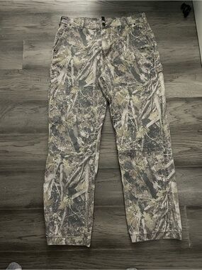 Men's Camouflage Cargo Pants - Gray/Tan Camo